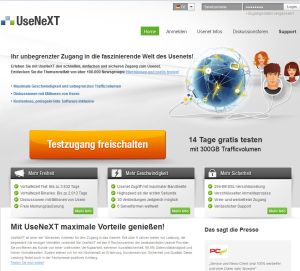 Usenext Homepage
